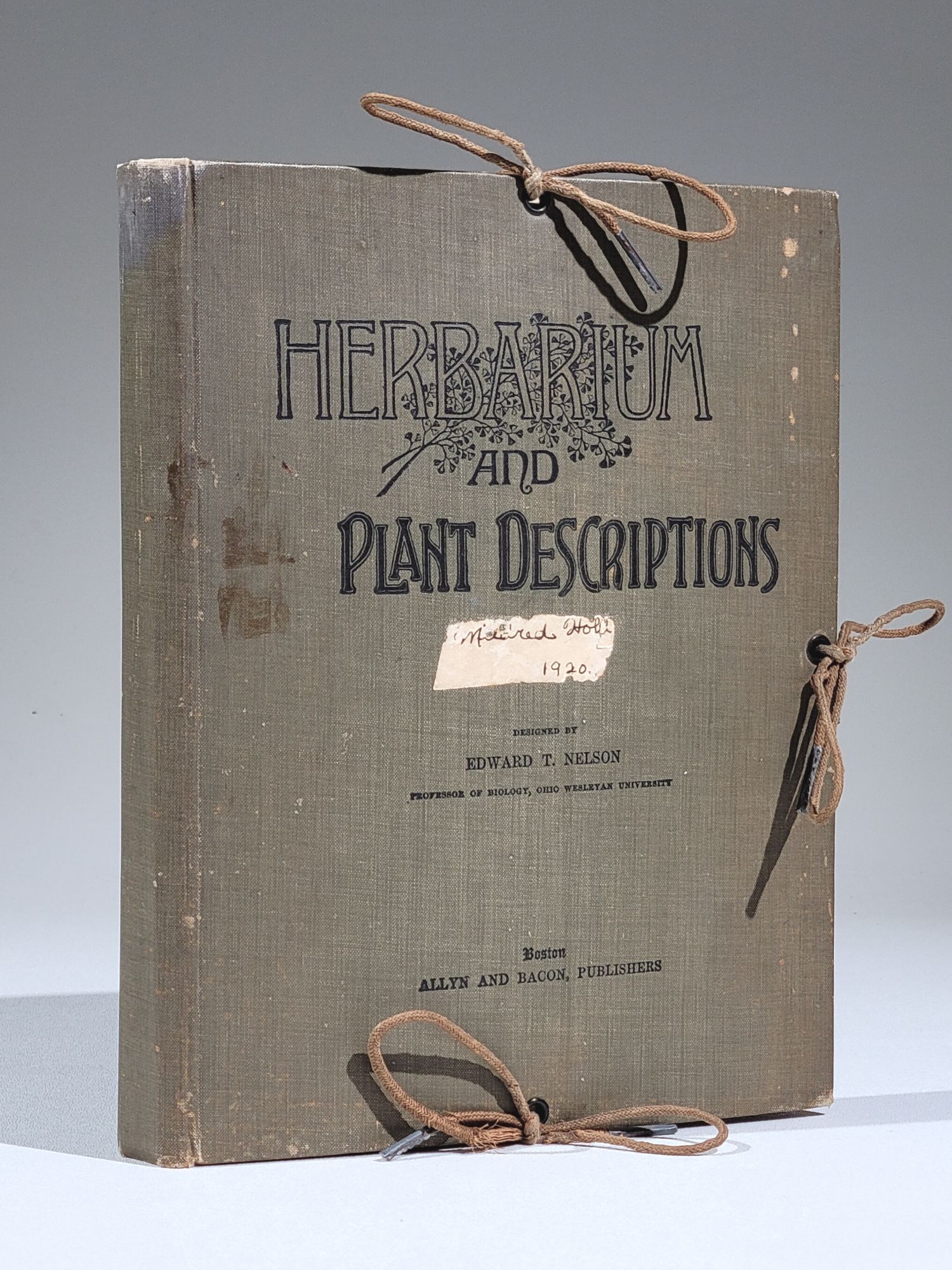 Herbarium and Plant Descriptions | Edward T. Nelson, designer