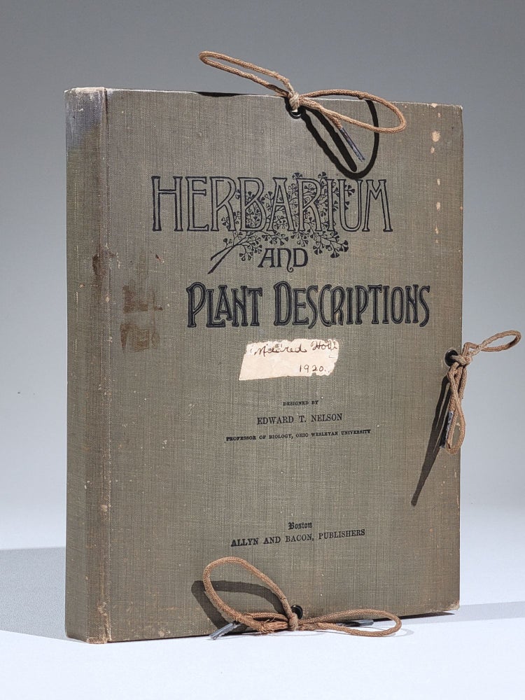 Item #888 Herbarium and Plant Descriptions. Edward T. Nelson, designer.