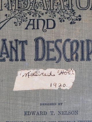 Herbarium and Plant Descriptions