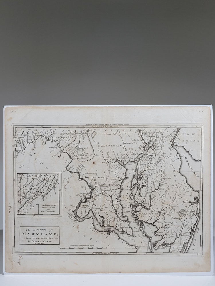 Item #916 The State of Maryland, from the best Authorities. Samuel Lewis, c.