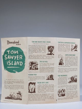 Explorer's Map of Tom Sawyer Island in Frontierland, Disneyland, U.S.A.