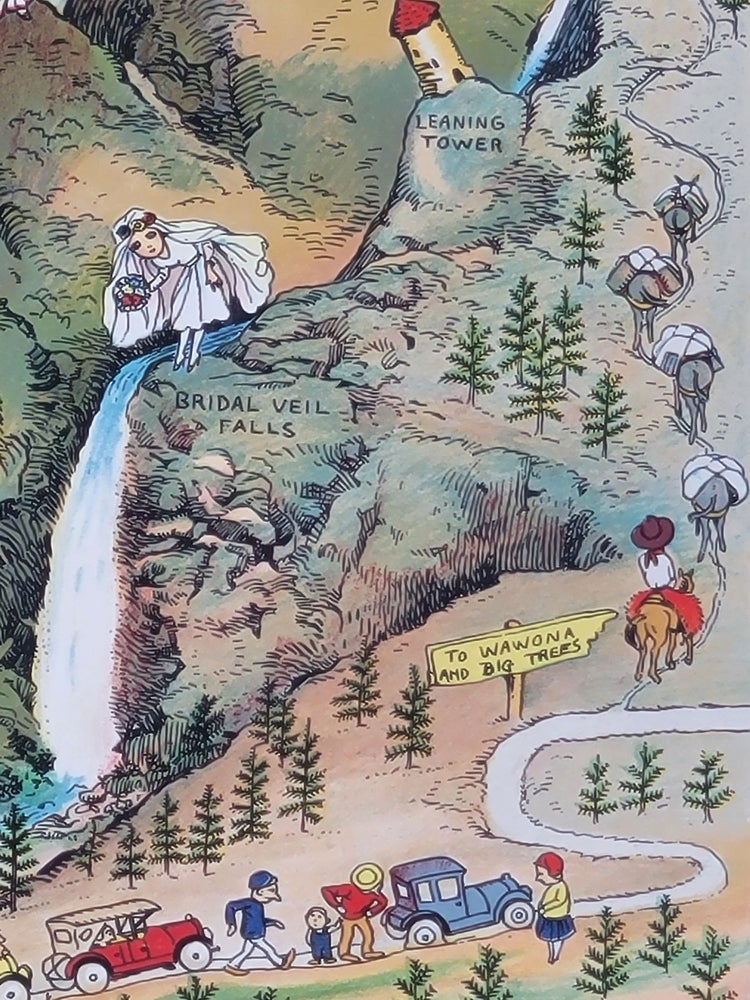 Item #952 Yosemite (Pictorial Map). Jo Mora.