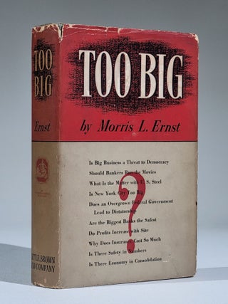 Item #956 Too Big. Morris Ernst, eopold