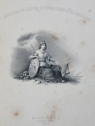 Autograph Leaves of Our Country's Authors