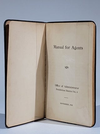 Item #965 Manual for Agents. Prohibition