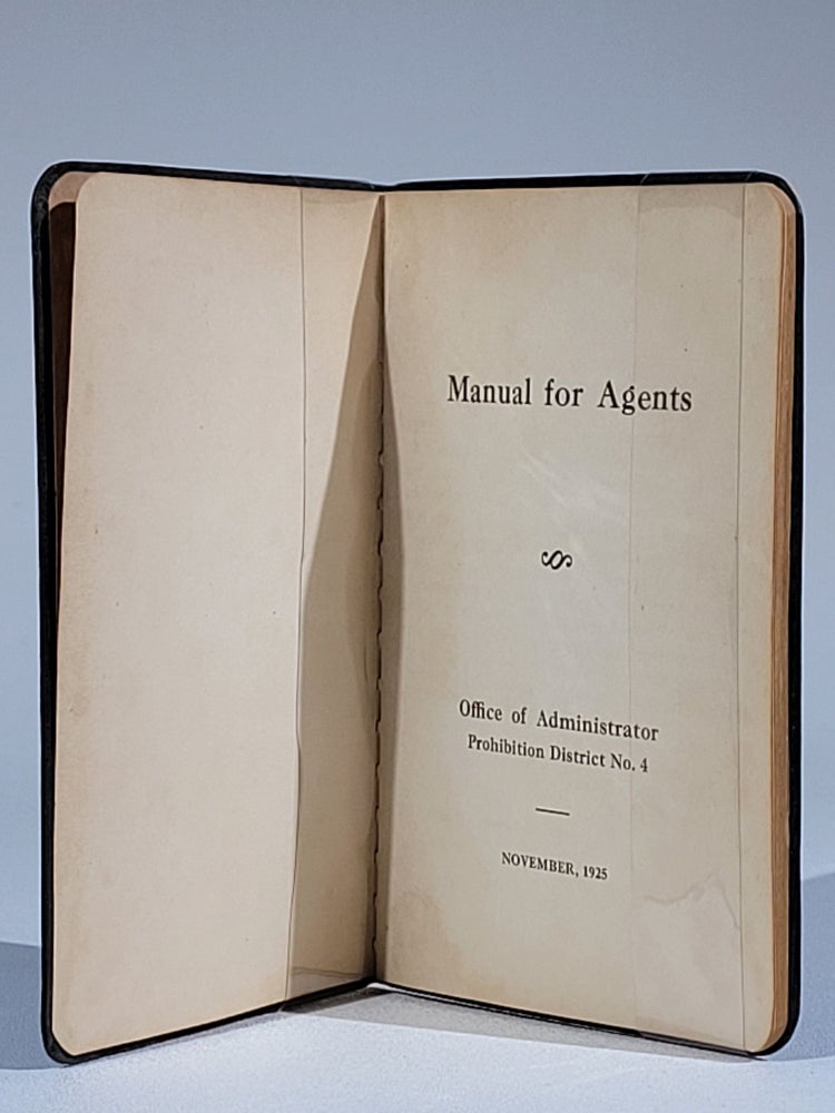Item #965 Manual for Agents. Prohibition.