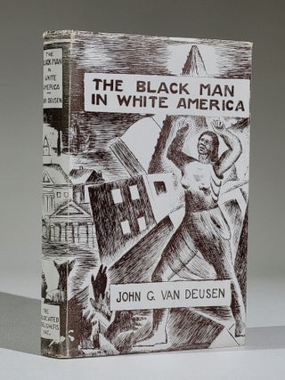 Item #968 The Black Man in White America. Black Americana, John G. Van Deusen