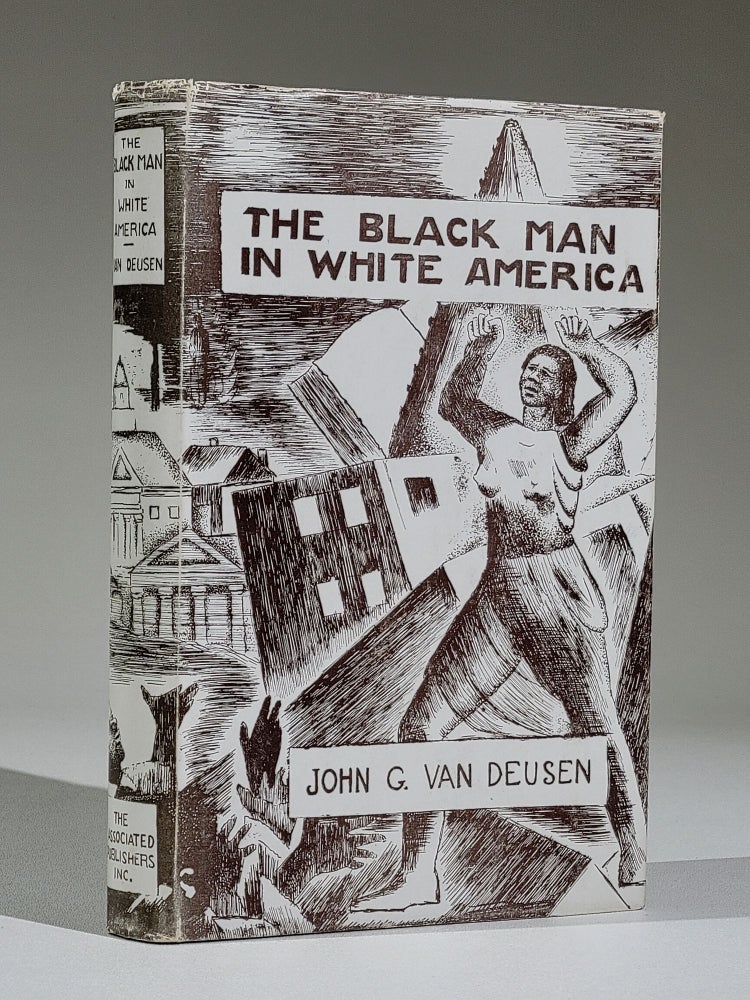 Item #968 The Black Man in White America. Black Americana, John G. Van Deusen.