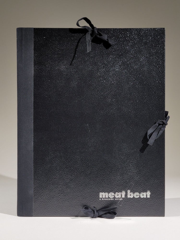 Item #993 meat/beat: a broadside series (Signed). Soheyl Dahi, b.1954.