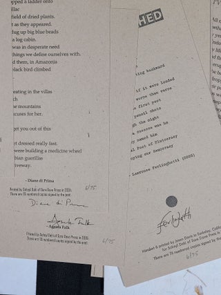 meat/beat: a broadside series (Signed)
